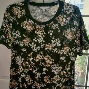 Time and Tru Flutter Sleve Top 2XL